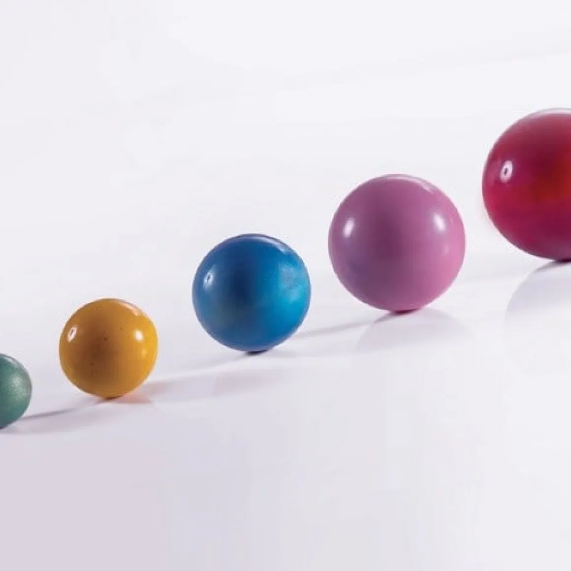 Chocolade Holvormen halve bol set/6 (Ø10 t/m Ø20cm)