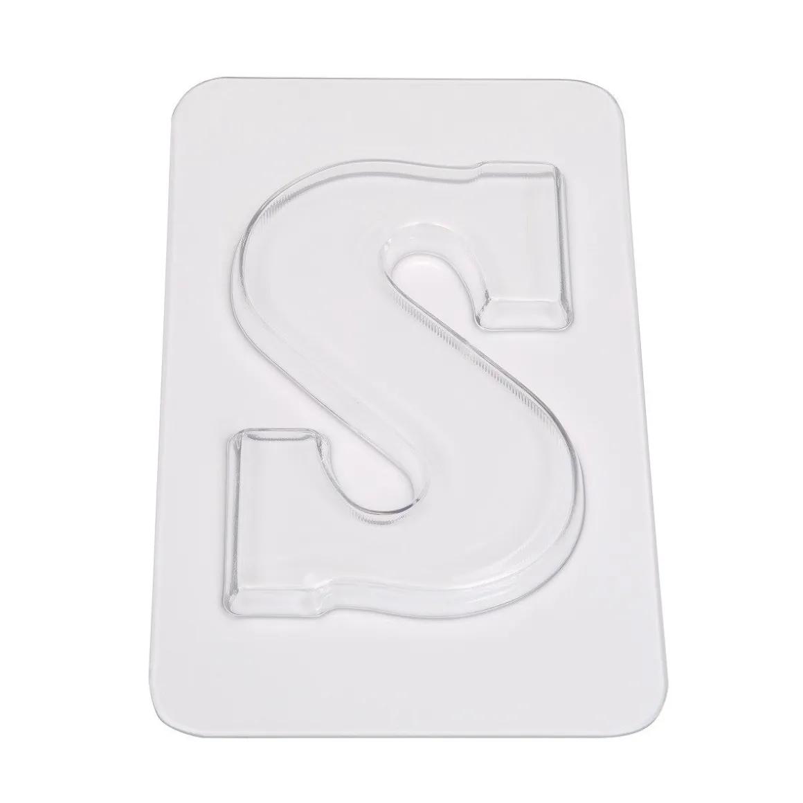 Chocoladebloklettervorm 200 gr. Letter S