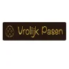 Chocoladedecoratie Vrolijk Pasen Goud 182 stuks