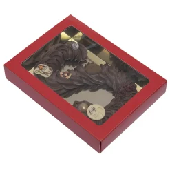 Chocoladeletterdoos GK7 Rood / Goud 26st