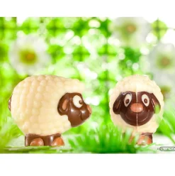 Chocolademal Chocolate World Schaap (18x) 37,5x32x12,5mm
