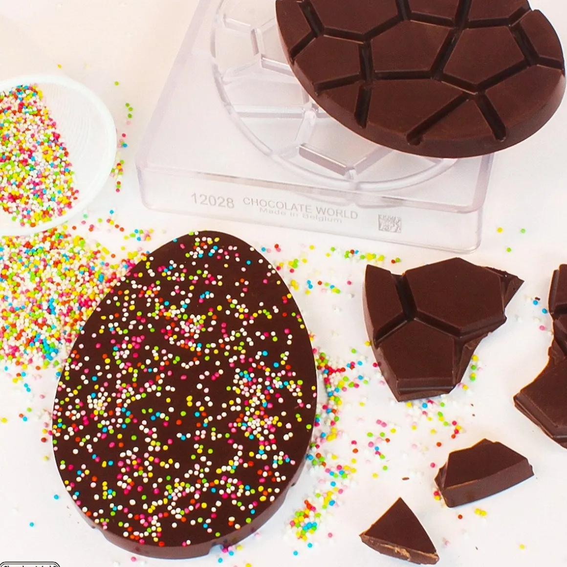 Chocolademal Chocolate World Tablet Paasei (2x)