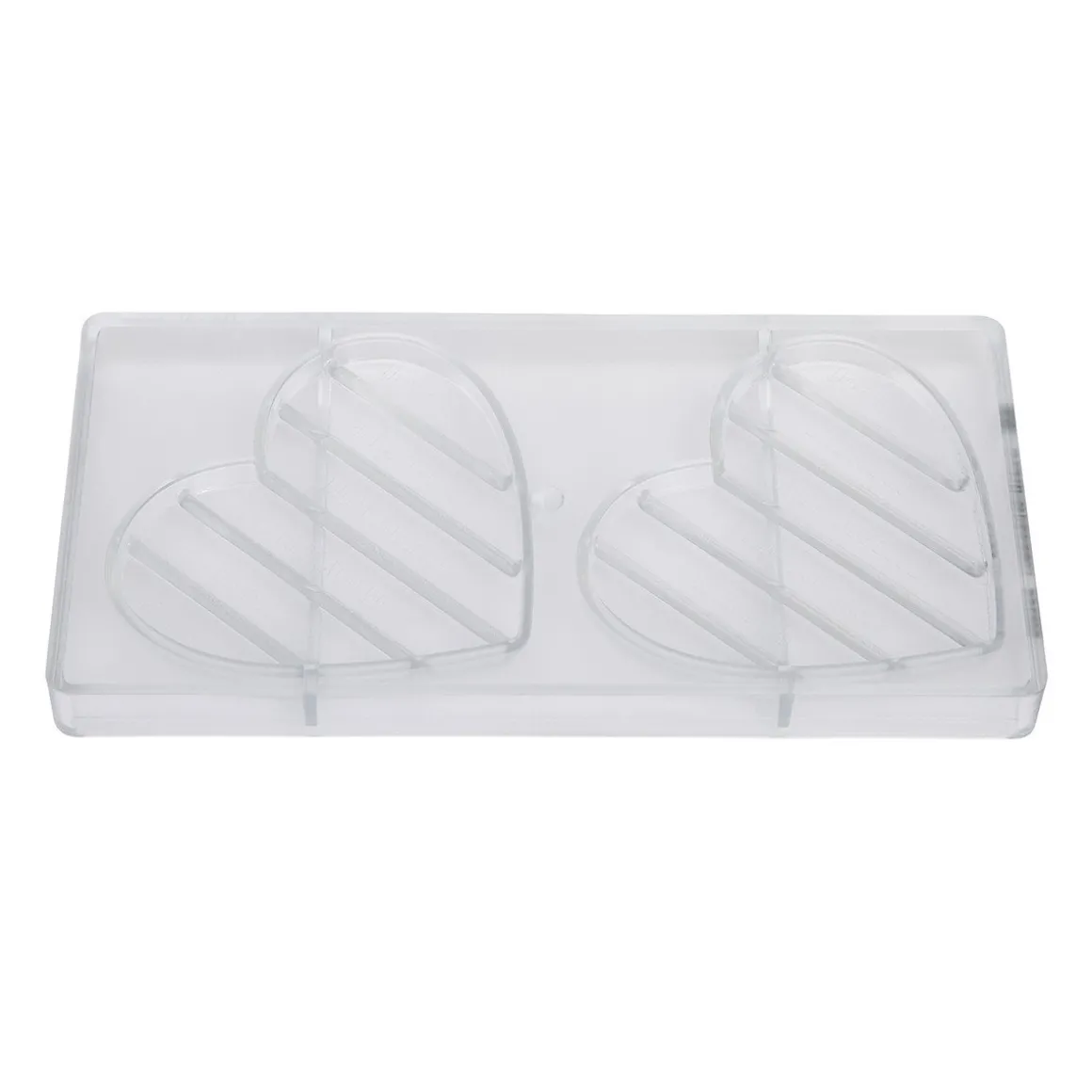 Chocolademal Chocolate World Tablet Hart (2x) 125x110x10mm