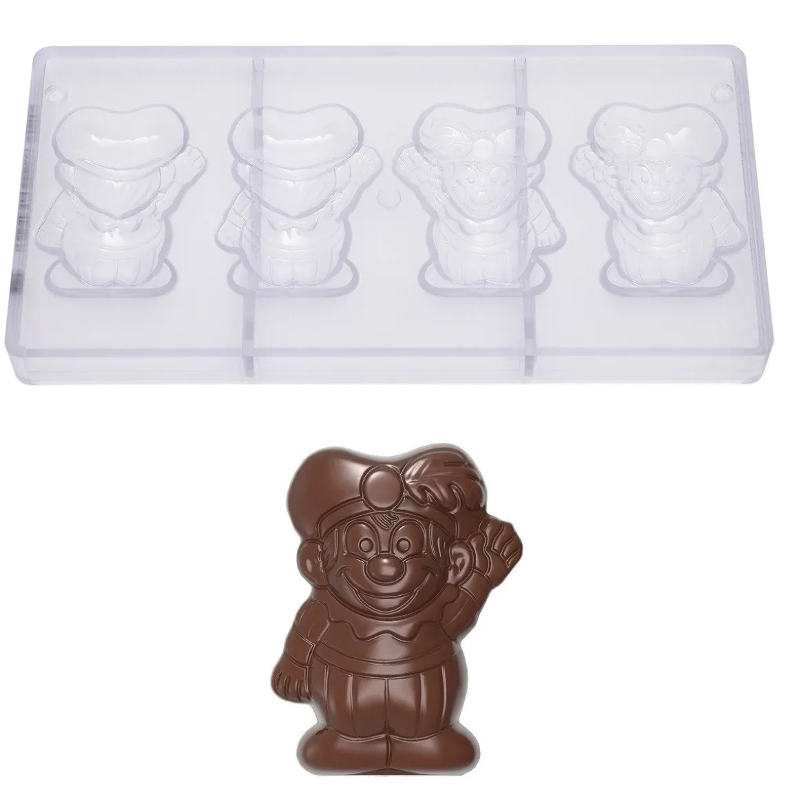 Chocolademal Chocolate World Piet Zwaait (4x) 79x60x18mm