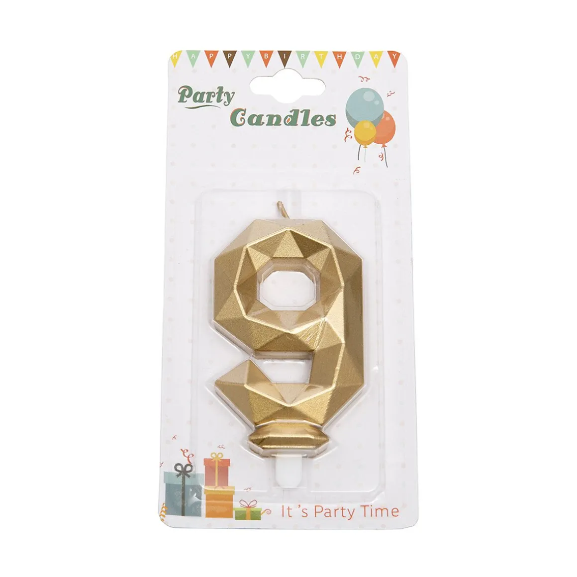 Cijferkaars Geo Goud #9