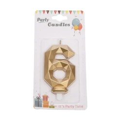 Cijferkaars Geo Goud #6