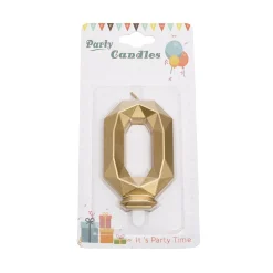 Cijferkaars Geo Goud #0