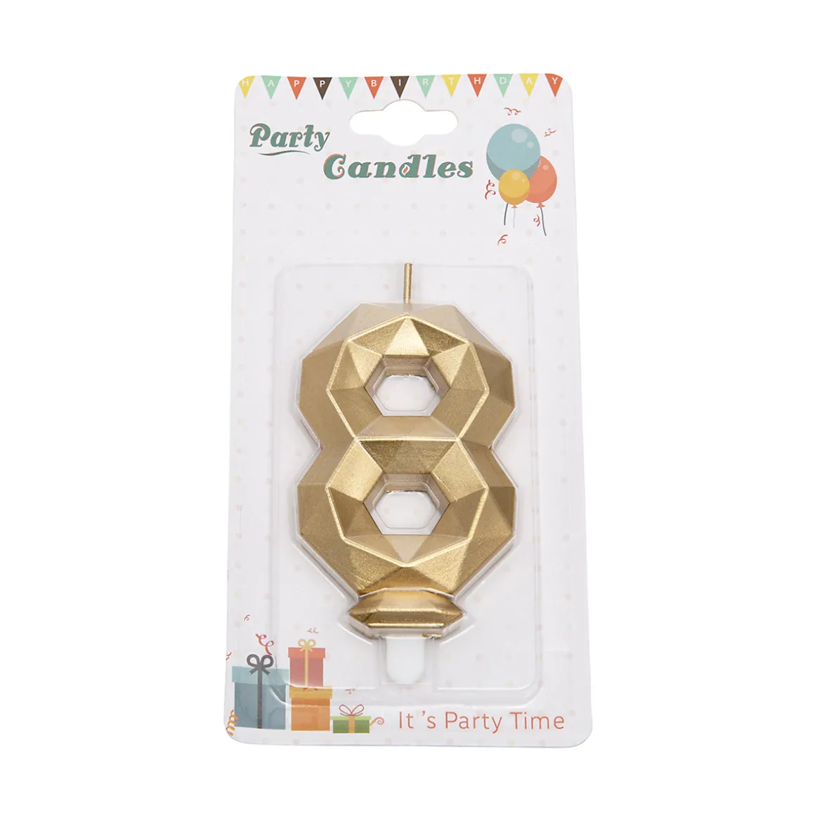 Cijferkaars Geo Goud #8