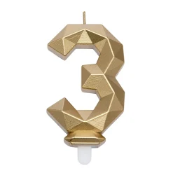 Cijferkaars Geo Goud #3