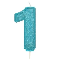 Culpitt Cijferkaars #1 Blauw met Glitter