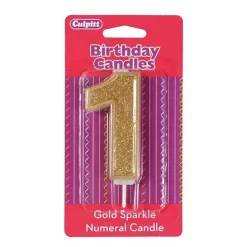 Culpitt Cijferkaars #1 Goud met Glitter