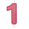 Culpitt Cijferkaars #1 Roze met Glitter
