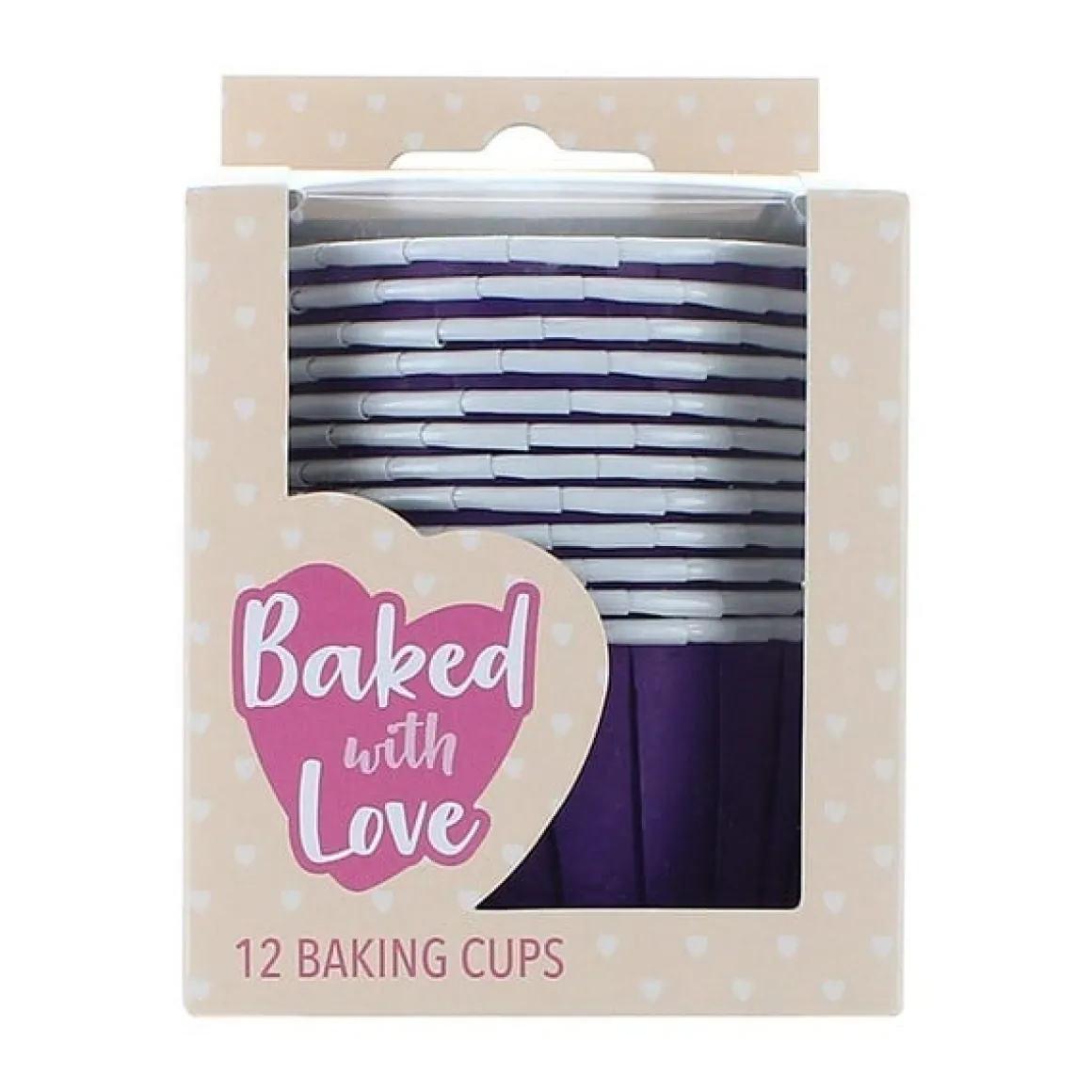 Culpitt Cupcake Vormpjes Paars 50mm 12st.
