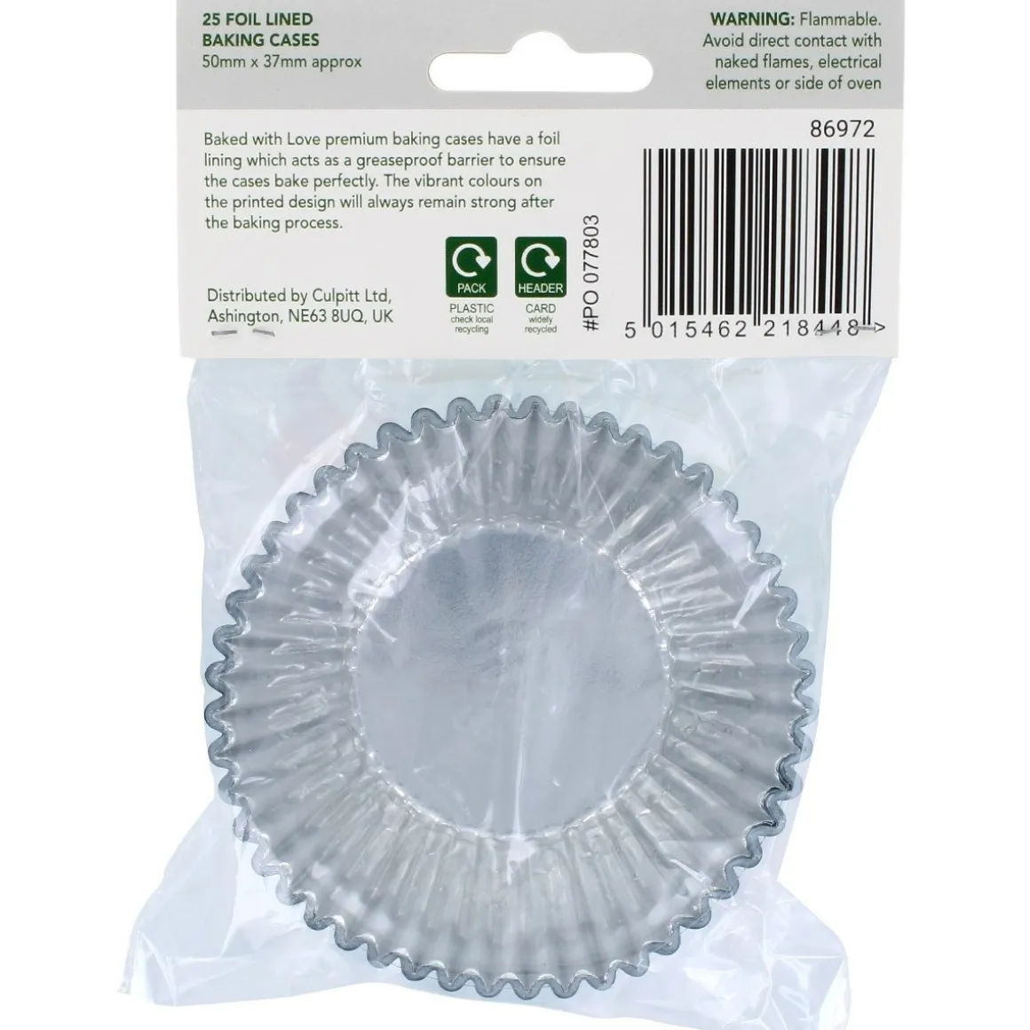 Culpitt Cupcake Vormpjes Dino 50mm 25st.