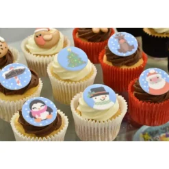 Culpitt Deco Sheets Kerstmis Ø38mm 144st.