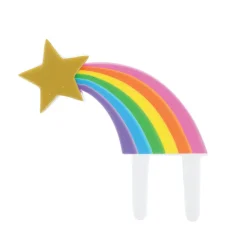 Culpitt Gumpaste Taarttopper Regenboog Ster 111x120mm