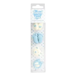 Culpitt Suikerdecoratie Baby Blauw 25mm 13st.