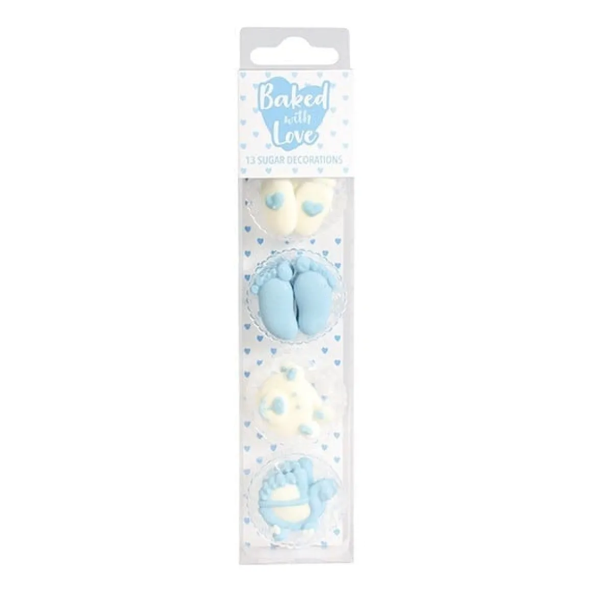 Culpitt Suikerdecoratie Baby Blauw 25mm 13st.