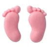 Culpitt Suikerdecoratie Babyvoetjes roze 100st.