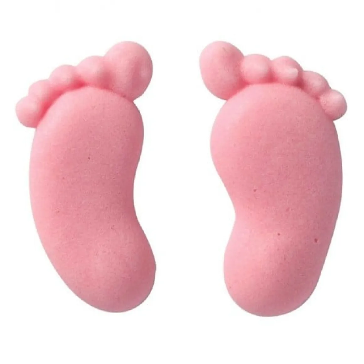Culpitt Suikerdecoratie Babyvoetjes roze 100st.