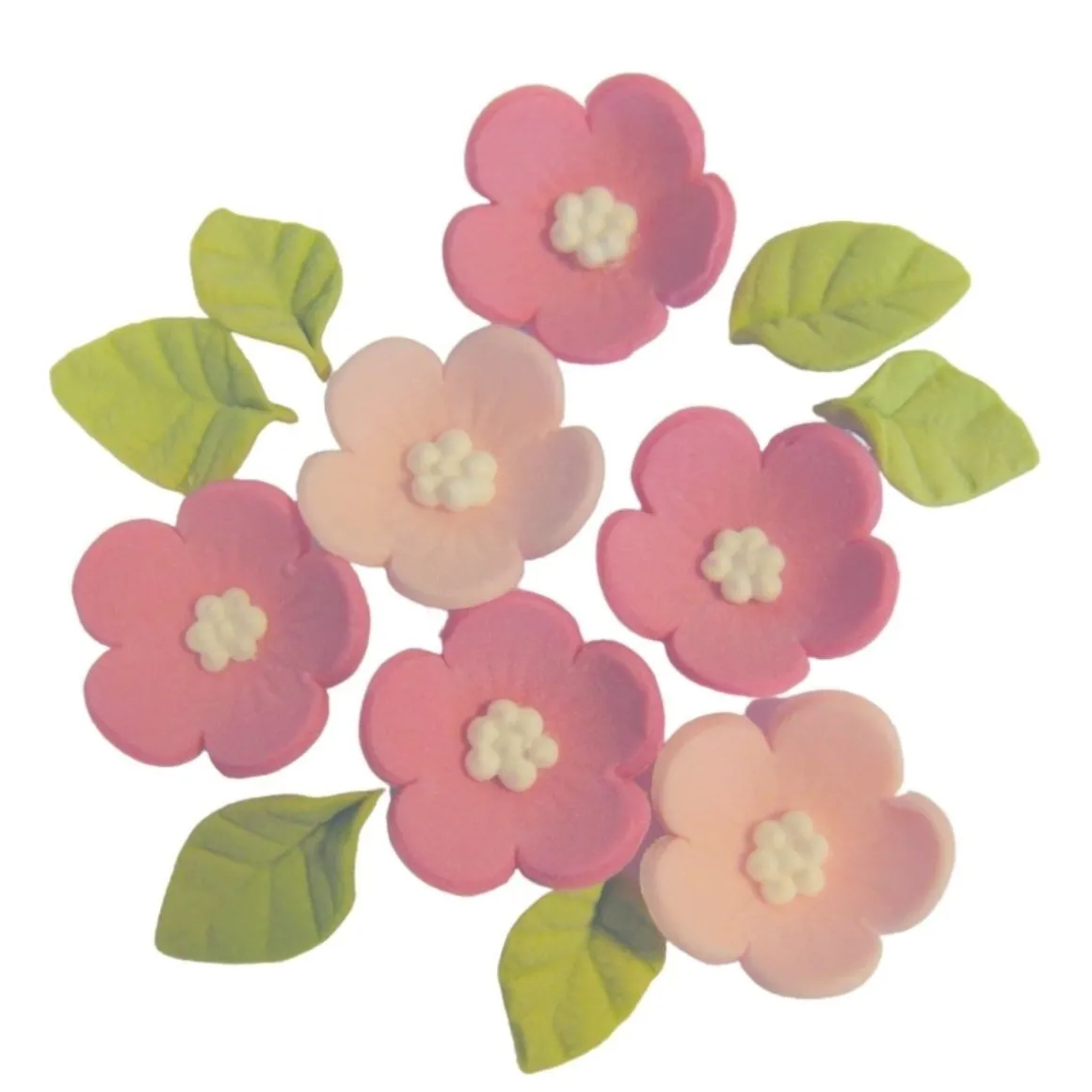 Culpitt Suikerdecoratie Bloemen en Blaadjes 12st.