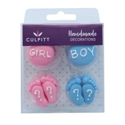 Culpitt Suikerdecoratie Boy Or Girl 25mm 12st.