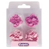 Culpitt Suikerdecoratie Bloempjes roze Ø6mm / 100st.