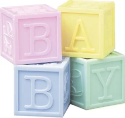 Culpitt Taartdecoratie Baby Blokken Set/4