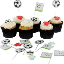 Culpitt Taartdecoratie Prikkers Voetbal 80mm 24st.