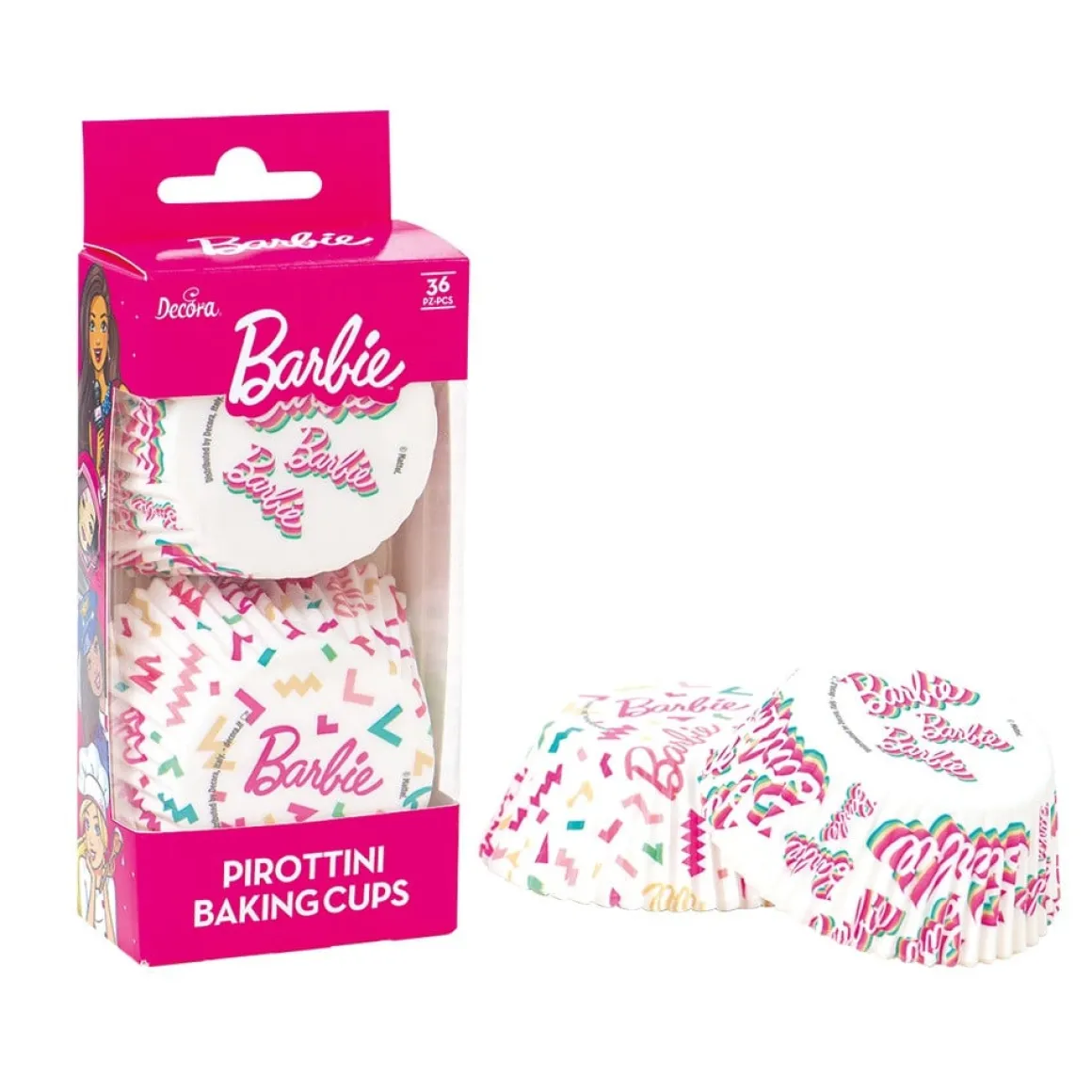 Cupcake Vormpjes Barbie #3 Ø50x32(h)mm 36 stuks