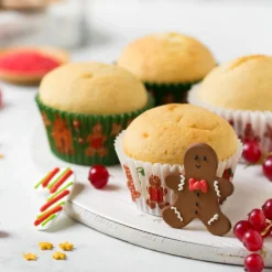 Cupcake Vormpjes Gingerbread Ø50x32(h) mm 36 stuks