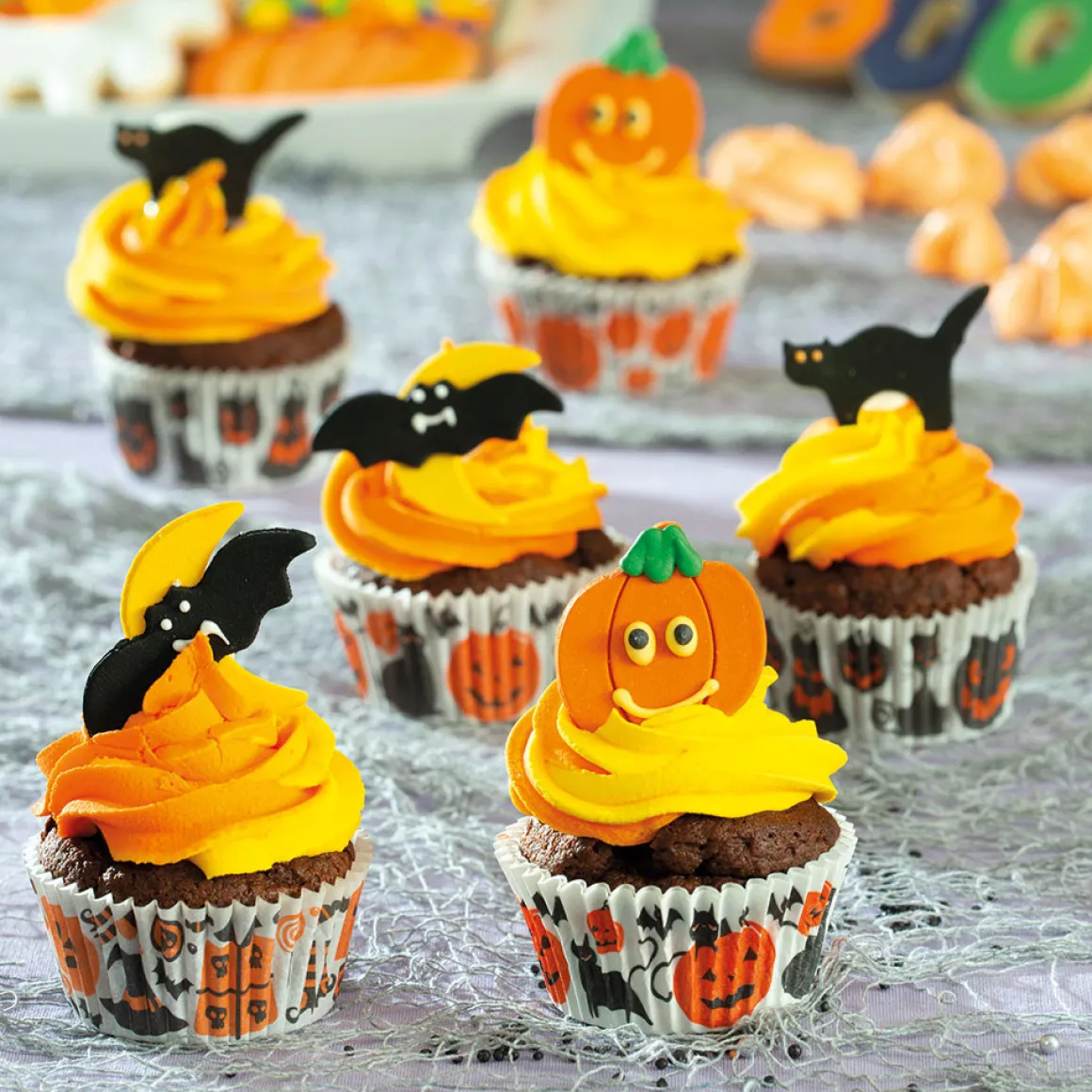 Cupcake Vormpjes Halloween Ø50x32(h) 36 stuks