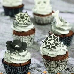 Cupcake Vormpjes Halloween Spinnenweb Ø50x32(h) cm 36 stuks