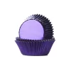 Cupcake Vormpjes HoM Folie Paars 51x38mm. 24st.