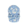 Cupcake Vormpjes HoM Geboorte Blauw 50x33mm. 50st.