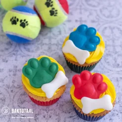 Cupcake Vormpjes HoM Grasgroen 50x33mm. 50st.