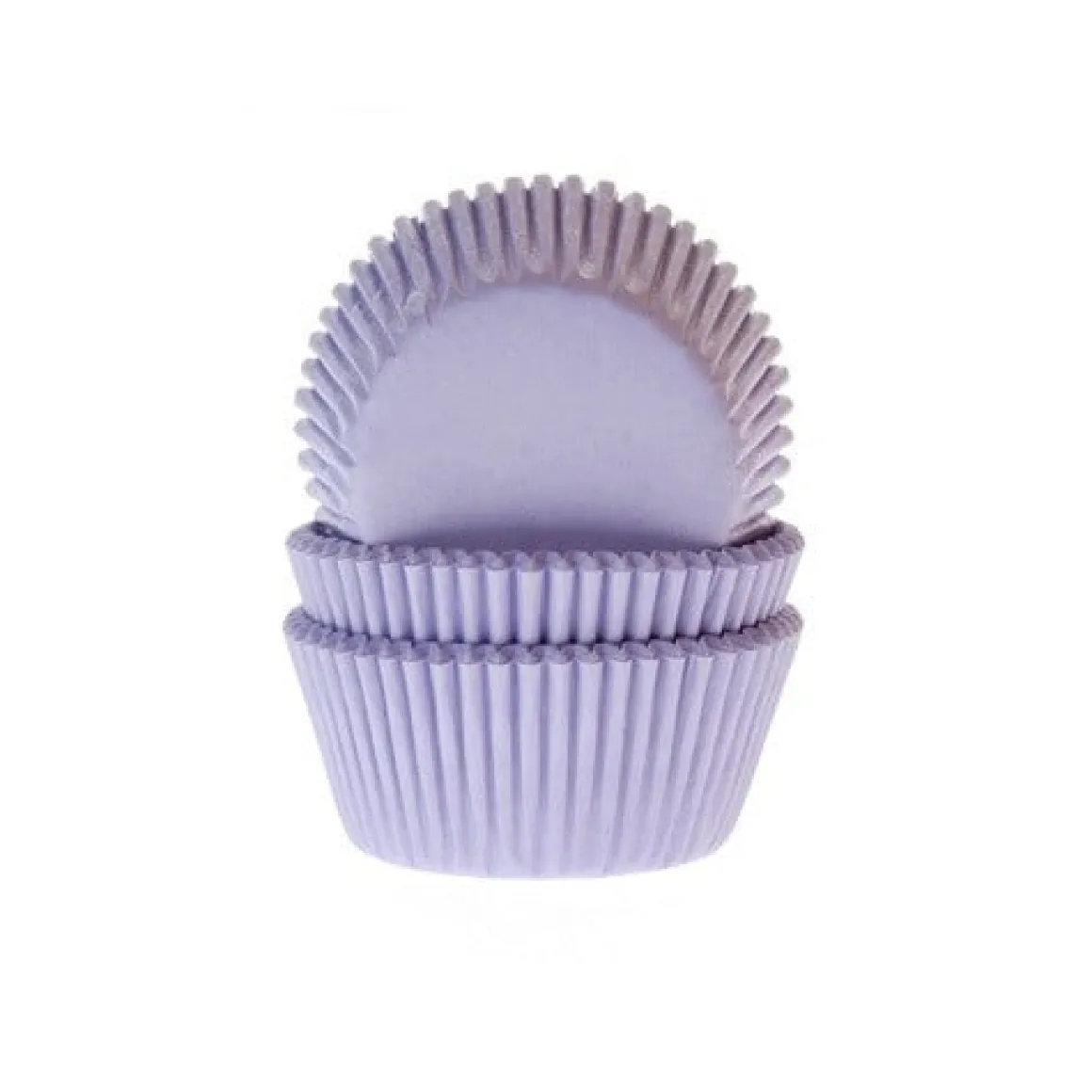 Cupcake Vormpjes HoM Lila 50x33mm. 50st.