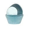 Cupcake Vormpjes HoM MINI Folie Baby Blauw 33x20mm. 36st.