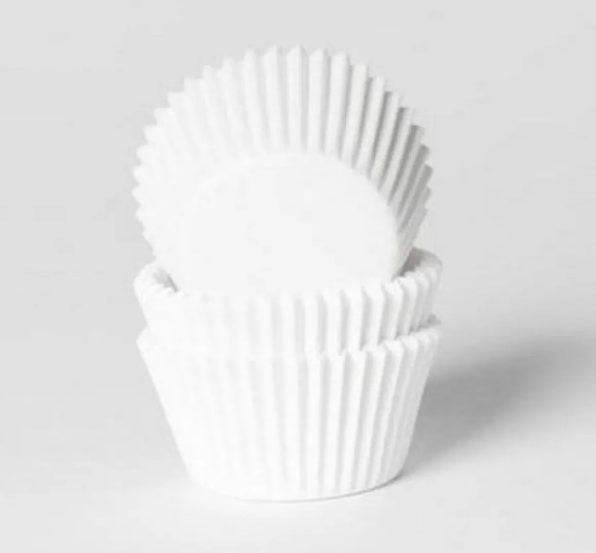 Cupcake Vormpjes HoM MINI Wit 35x23mm. 60st.