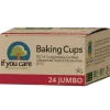 Cupcake Vormpjes Kraft Jumbo Ongebleekt 62x40mm 24st.