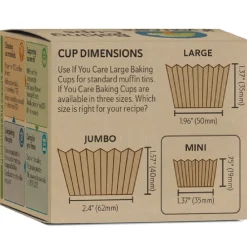 Cupcake Vormpjes Kraft Mini Ongebleekt 35x19mm 90st.