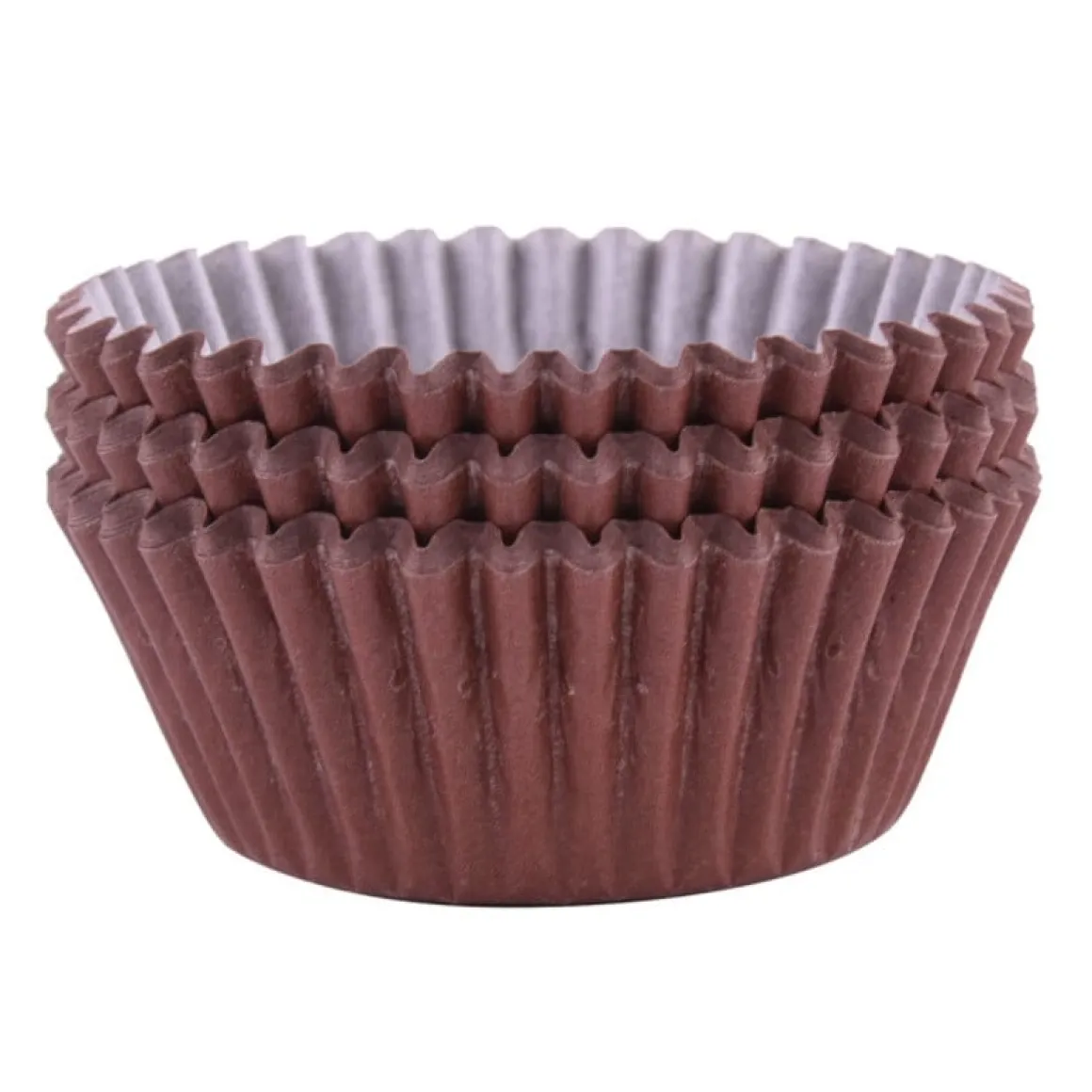 Cupcake Vormpjes PME Chocolade Bruin 60 stuks