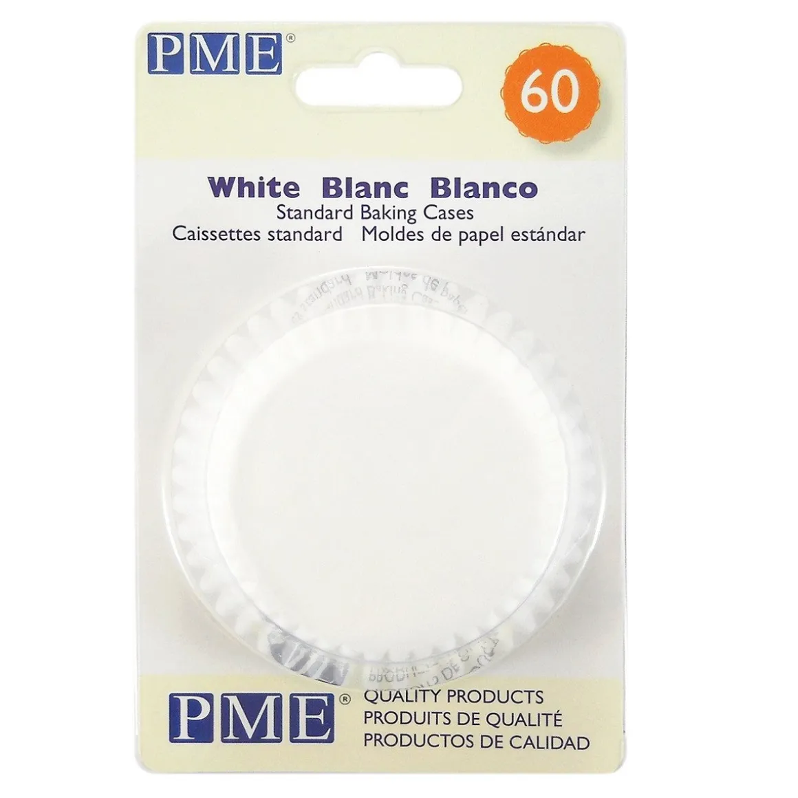 Cupcake Vormpjes PME MINI Wit 100 stuks