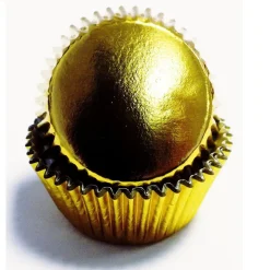 Cupcake Vormpjes PME MINI Goud 45 stuks