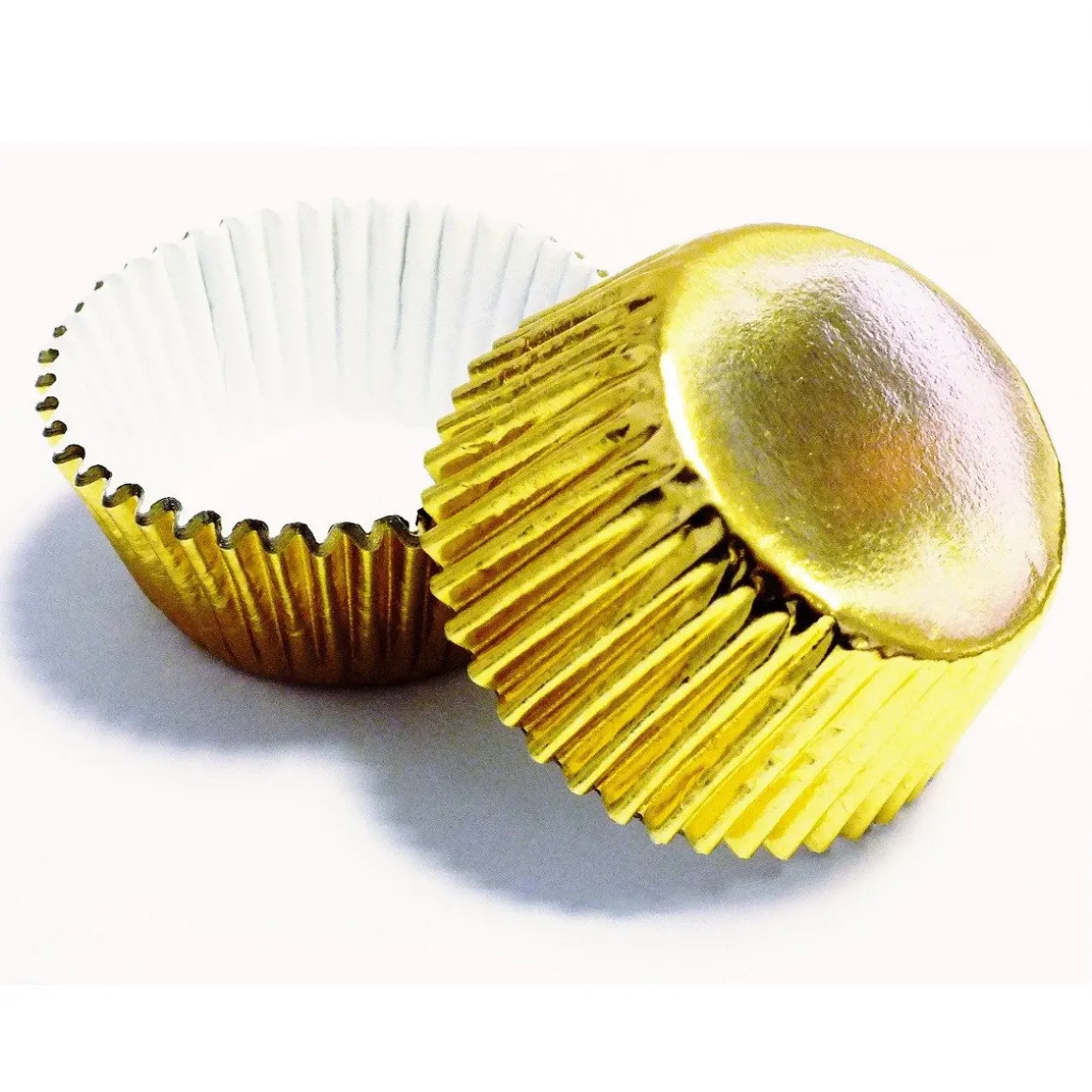 Cupcake Vormpjes PME MINI Goud 45 stuks