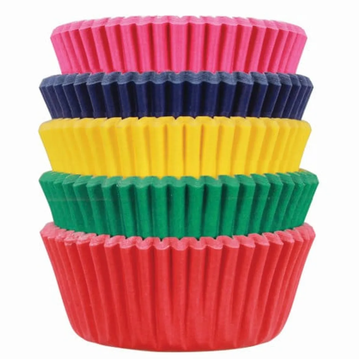 Cupcake Vormpjes PME MINI Kleuren carnival 100 stuks