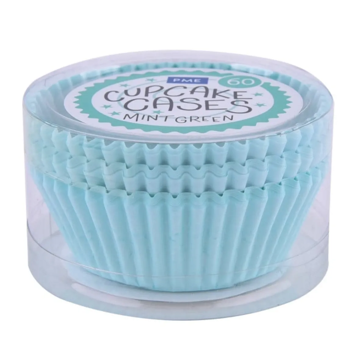 Cupcake Vormpjes PME Mint Groen 60 stuks