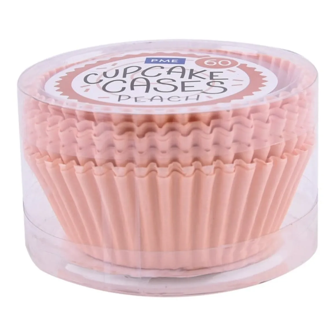 Cupcake Vormpjes PME Peach 60 stuks