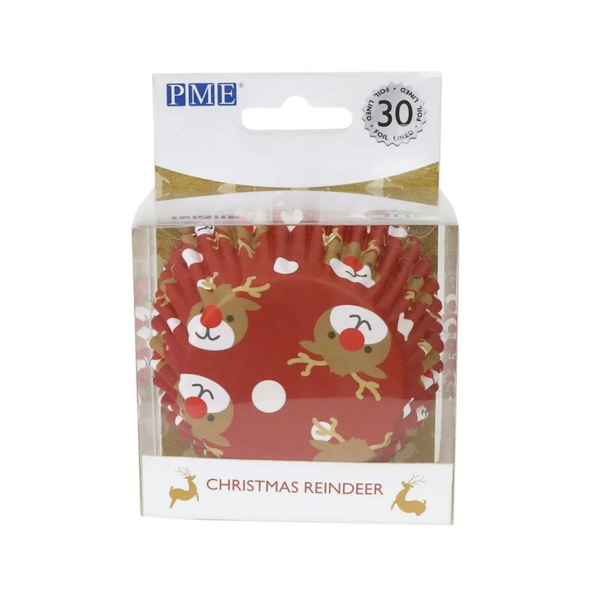 Cupcake Vormpjes PME Rendier 30 stuks