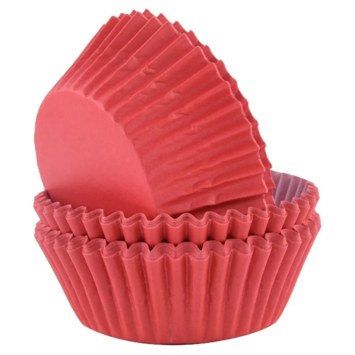 Cupcake Vormpjes PME Rood 60 stuks